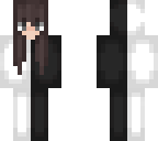 black and white girl skin