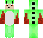 bloody green dinasour