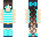 blue casual braid
