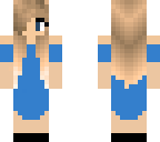 blue dress