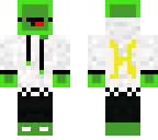 green derp slime with hypixel logo 