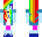 human rainbow dash