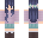purple hair girl