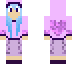 purple hoodie gal
