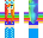 rainbow scientist girl