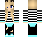 striped girl
