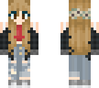 black flannel girl