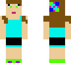 blue gamer girl