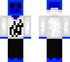blue tbnrslime white shirt