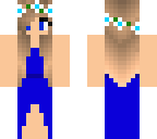 cara's blue outfit