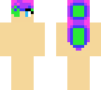 colorful girl hair base