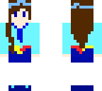 little blue schoooool girl