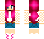 me with pink hair