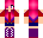 pink haired gal