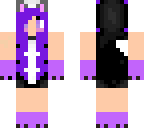 purple cat girl