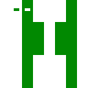 white and green