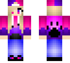 xaubrxyplayz pink and purple gangster fade