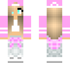 cute pink skater girl