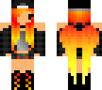 fire chibi tomboy