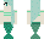 green mermaid by minecraftama