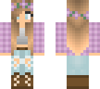 muted pink girl