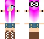 pink haired girl