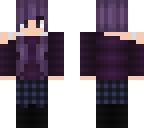 purple pigtails