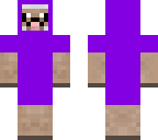 purple pink sheep