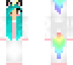 unicorn blue hair girl