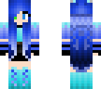 blue bunny person