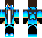 blue hoodied man