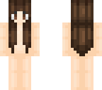 brown hair girl skin base