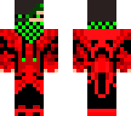 enderman with flames
