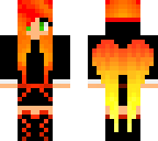 fire phoenix girl