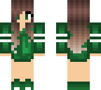green fall girl