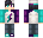 purple and blue