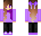 purple scarf girl