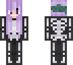 purple skeleton