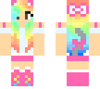 rainbow girl