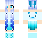 blue girl