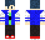 blue haired boy