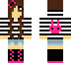bunny zebra girl
