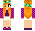 checkered flower girl
