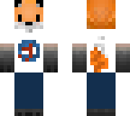 fox with a nasa t-shirt