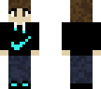 girl with blueish and black hoodie