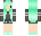 green haired chibi