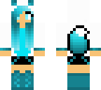 icy blue fox girl