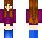 ombre hair and sweater girl