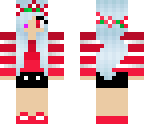 red stripy girl