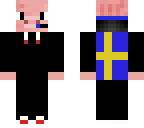 a skin with pig